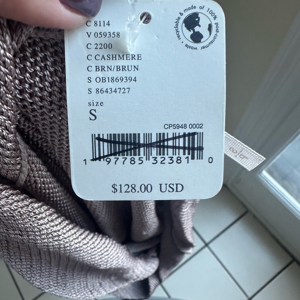Free People Lavender/Mauve Sweater- Size Small - Picture 7 of 10